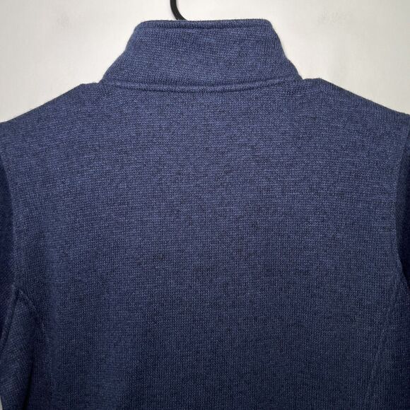 Charles River Apparel Michigan 1/4 Zip Pullover Sweater Womens Size Medium Navy - Picture 8 of 8
